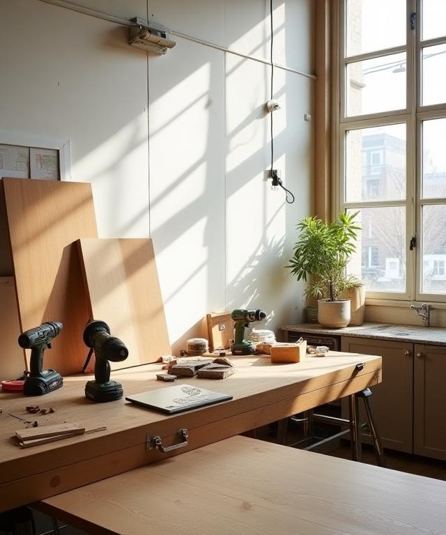 A sun-drenched Brooklyn apartment renovation in progress